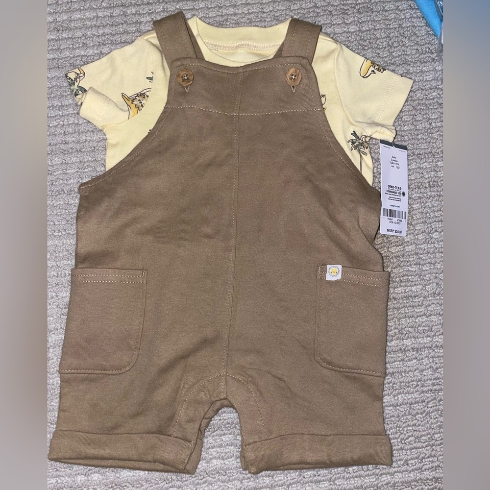 NWT Carter’s 6M Tshirt & Shortall